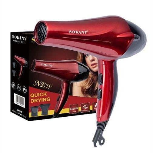 GUNMANSA Sokany Metalic Red Professional Hairdryer 2400w