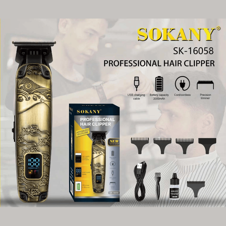 GUNMANSA Sokany SK-16058 Professional Hair Clipper