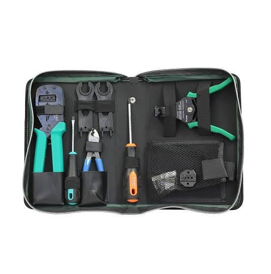 GUNMANSA Solar Install Cable & Connector Tool Kit (MC3 & MC4 Crimper and Spanners; Screw Drivers, Wire Stripper & Cable Cutter) SOL-TOOLKIT