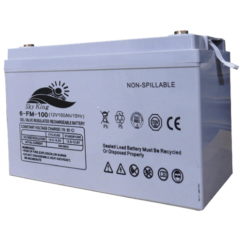 GUNMANSA Solarix 12V 100AH Deep Cycle Gel Battery – Absorbent Glass