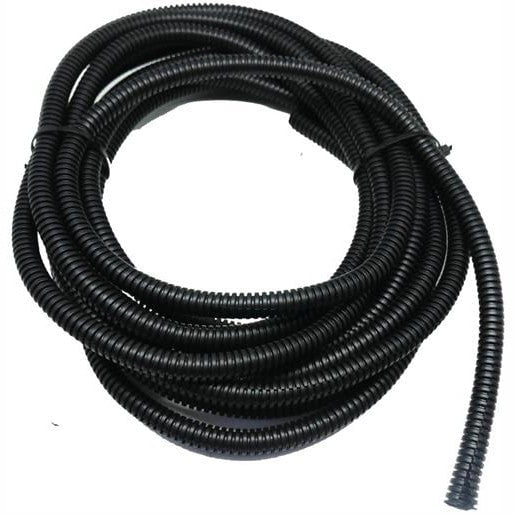 GUNMANSA Solarix Flexible Conduit 10mm Diameter PVC Black 5 Metre