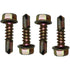 GUNMANSA Solarix Hexagon Head Self Tapping Screw Pack of 4