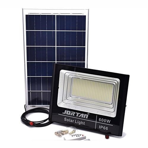 GUNMANSA Solarix Jortam 600W Glass Solar Flood Lamp With Solar Panel