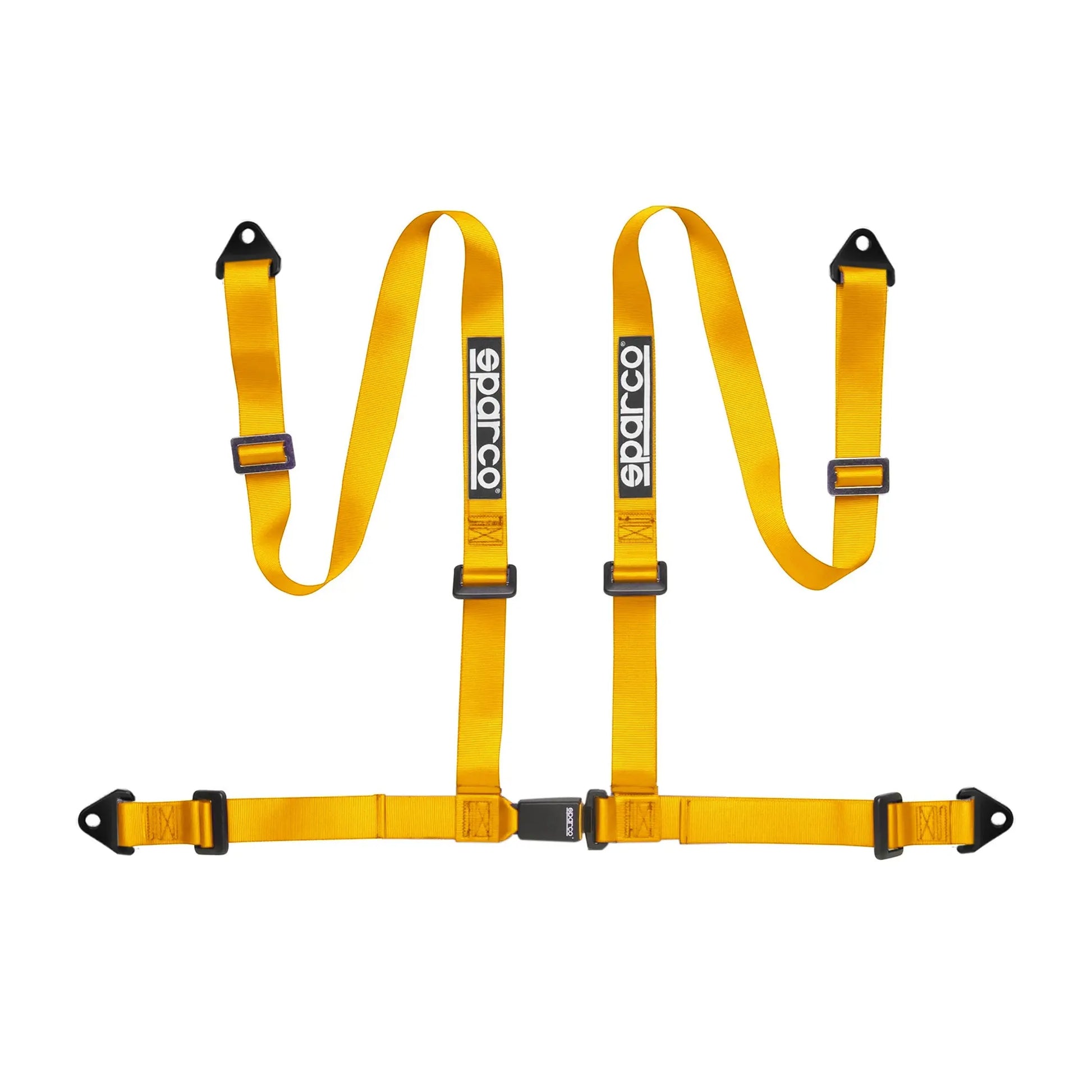 GUNMANSA Sparco 4-Point Racing Seat Harness (Orange)