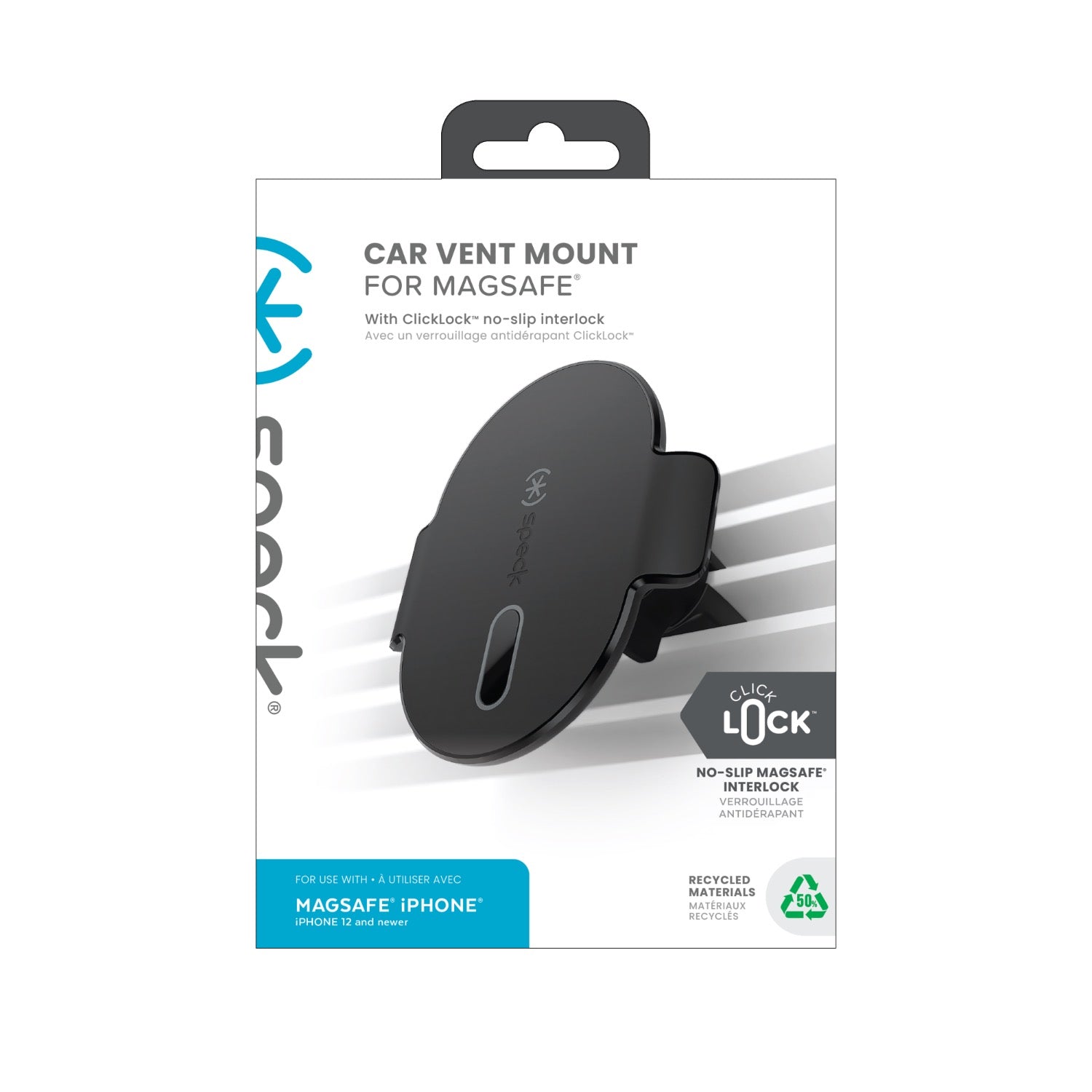 GUNMANSA Speck Car Vent Mount for MagSafe - Black
