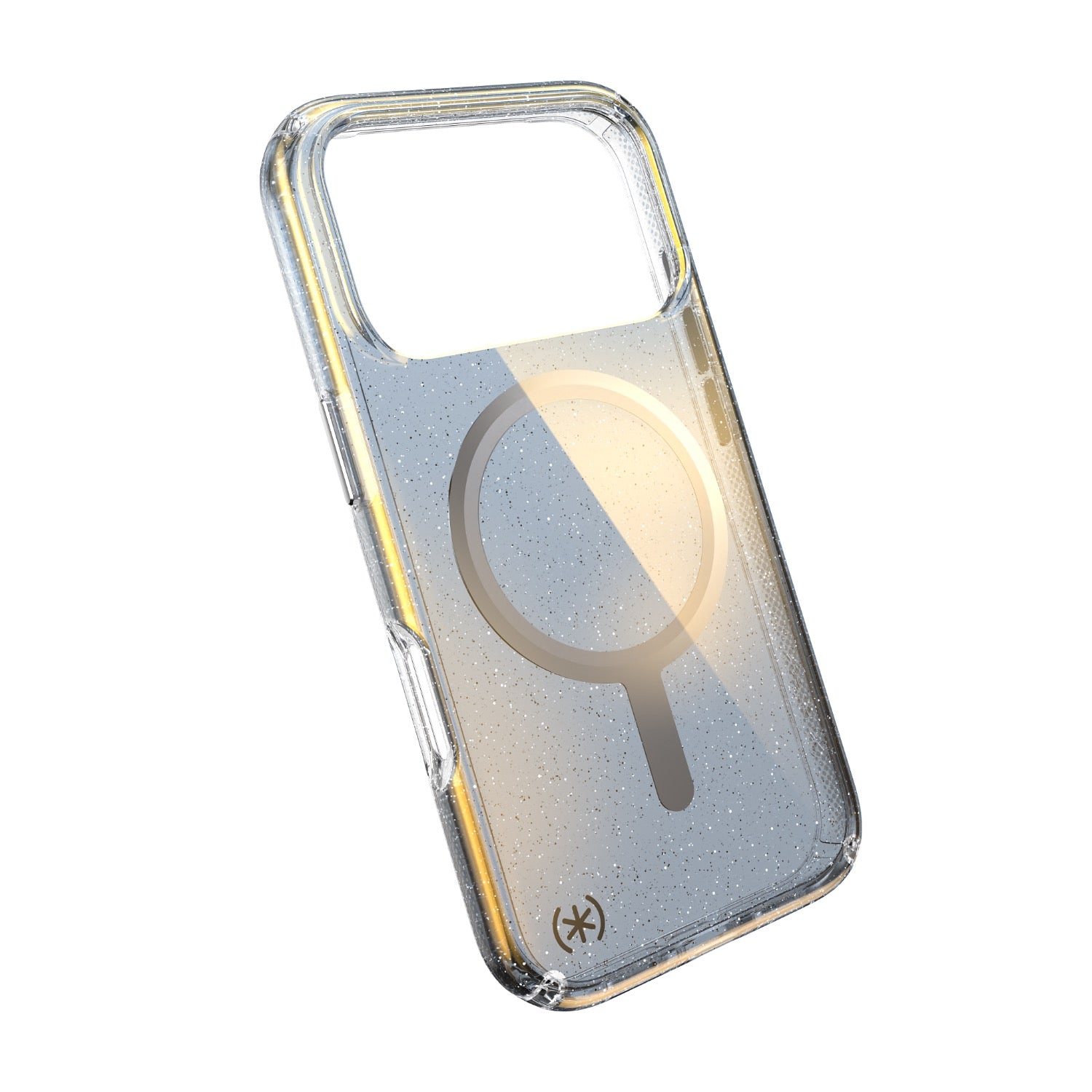 GUNMANSA Speck Presidio Lux MagSafe Case - Apple iPhone 17 Pro - Silver Glitter