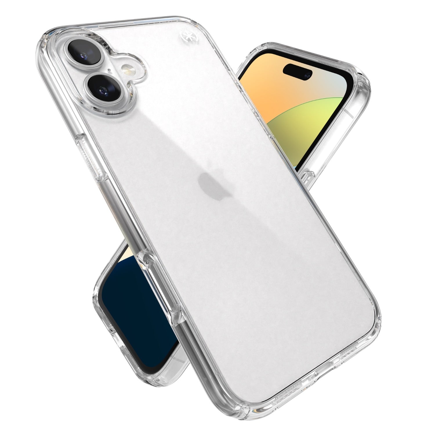 GUNMANSA Speck Presidio Perfect Clear Case - Apple iPhone 16 Plus - Clear