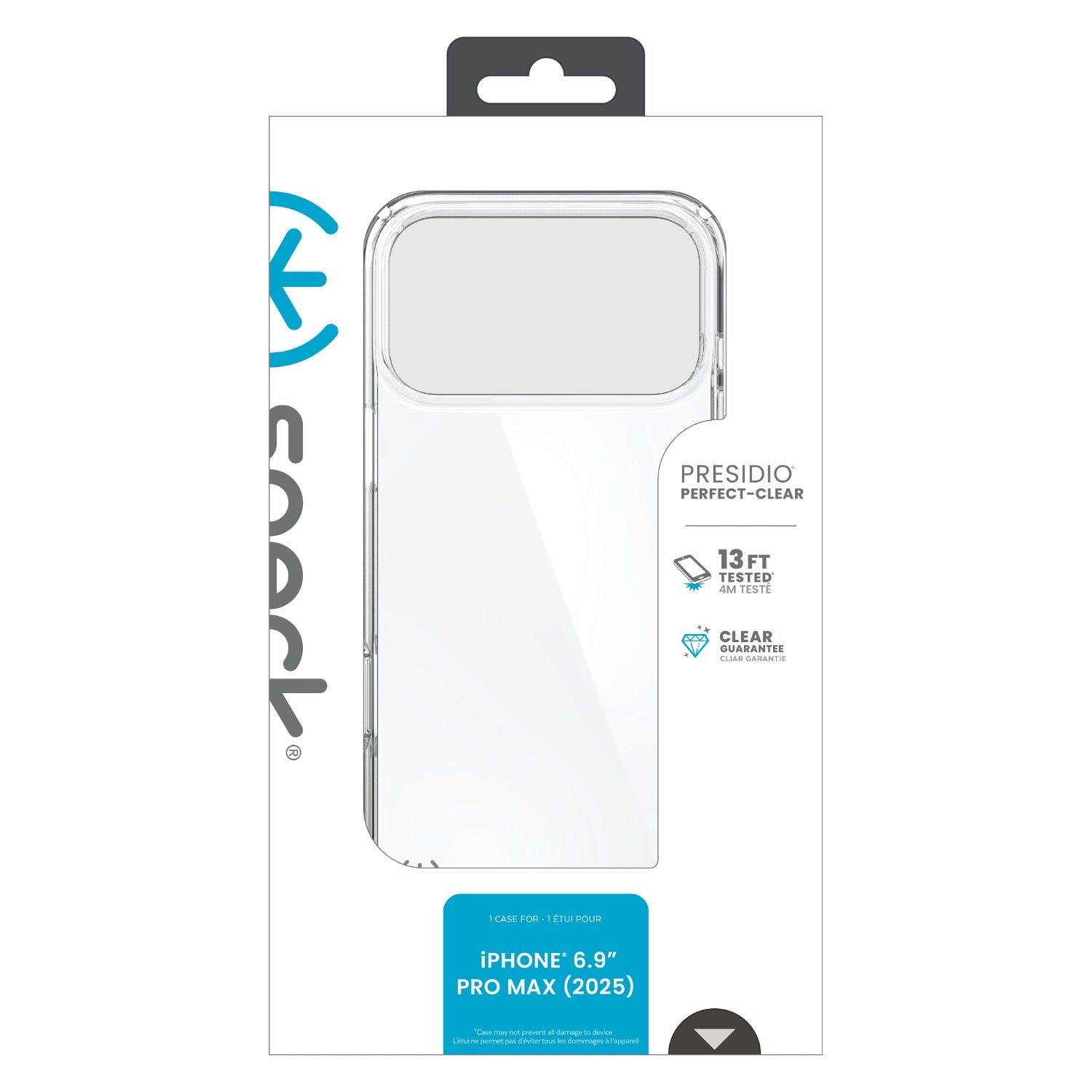 GUNMANSA Speck Presidio Perfect Clear Case -  Apple iPhone 17 Pro Max - Clear