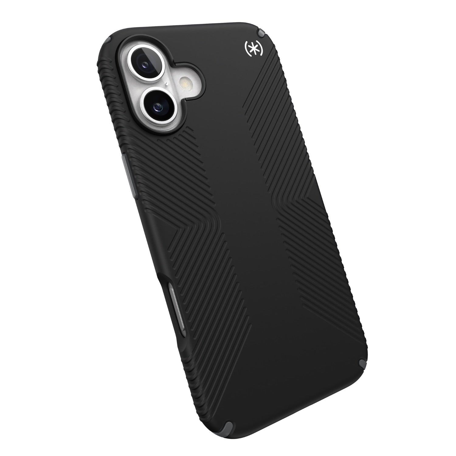 GUNMANSA Speck Presidio2 Grip Case - Apple iPhone 16 Plus - Black & Slate Grey
