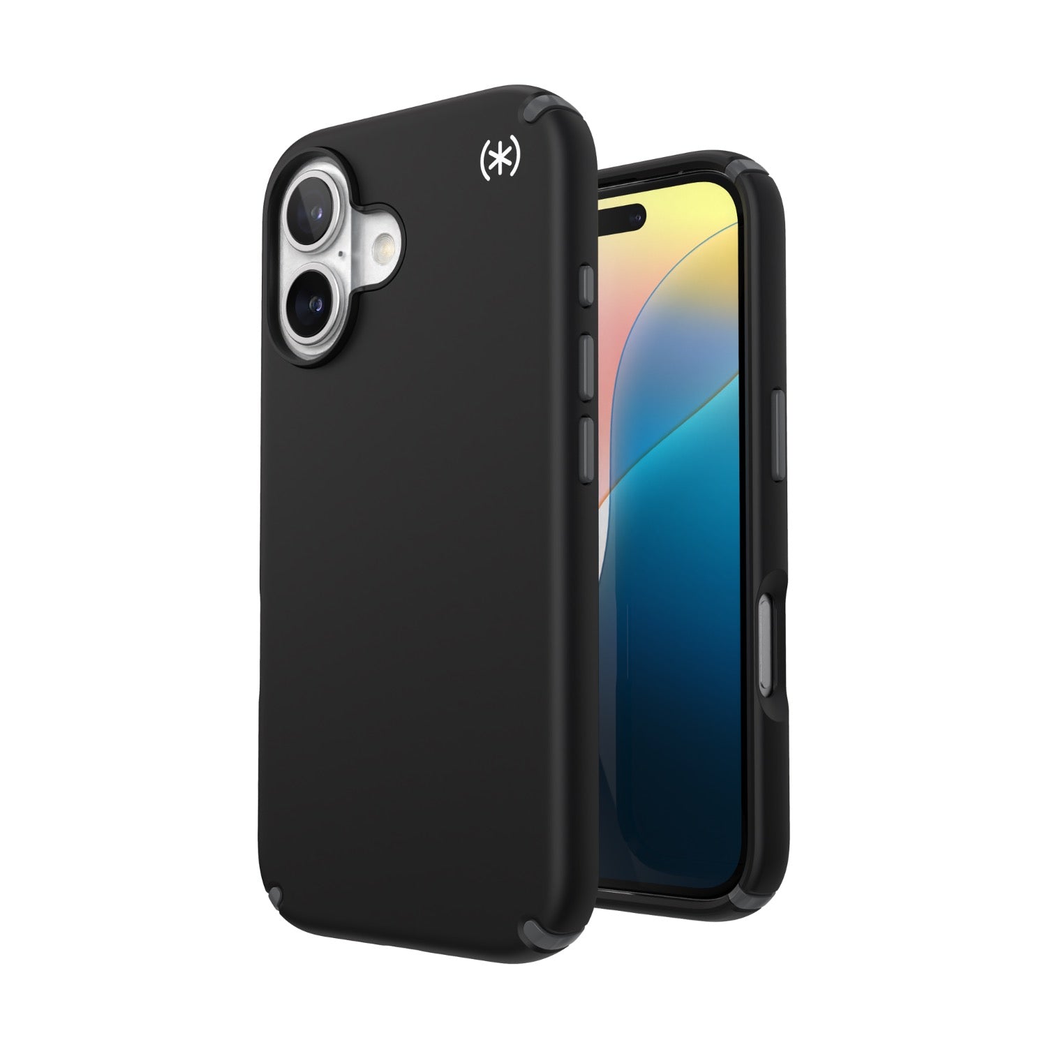 GUNMANSA Speck Presidio2 Pro MagSafe Case - Apple iPhone 16 - Black & Slate Grey