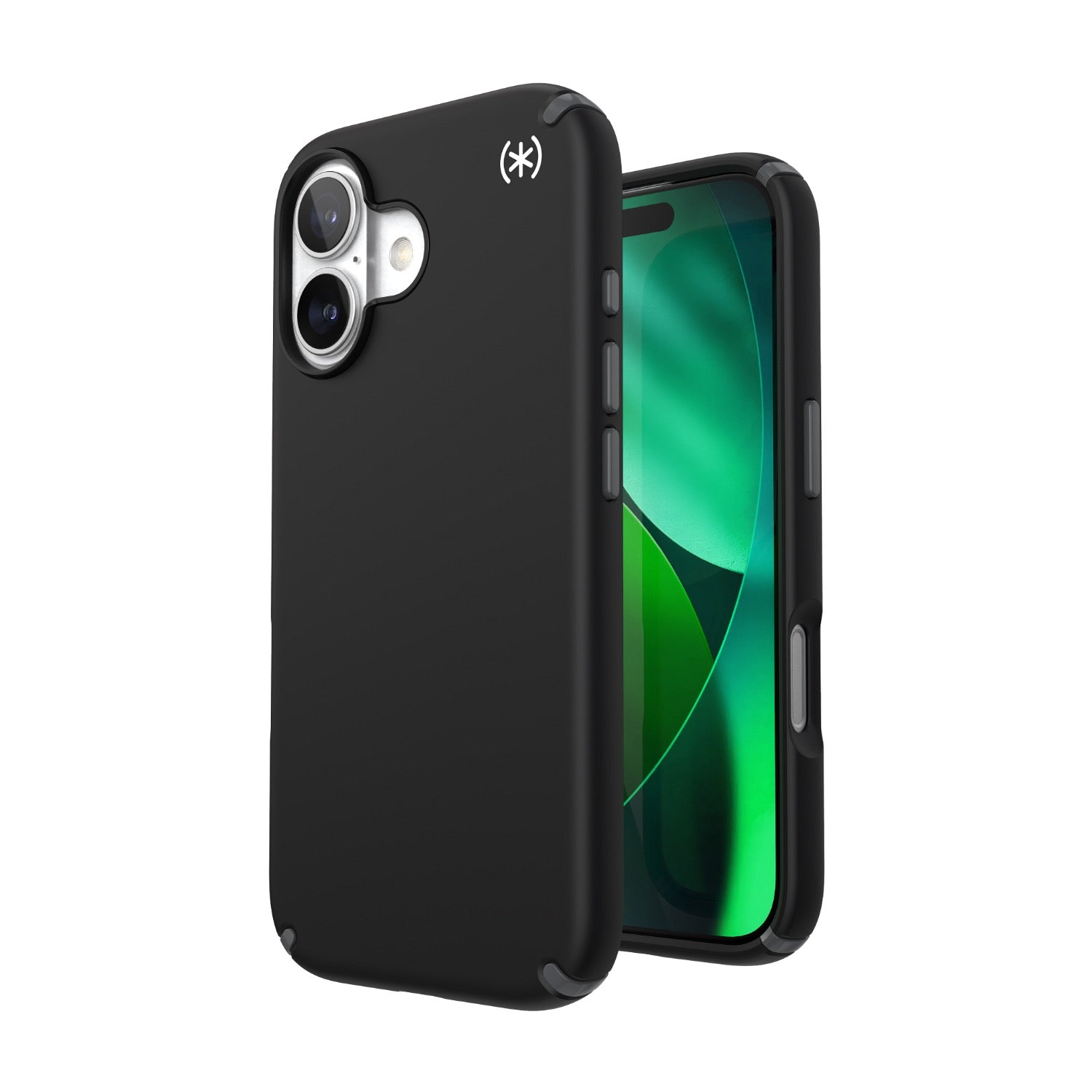 GUNMANSA Speck Presidio2 Pro MagSafe Case - Apple iPhone 17 - Black & Slate Grey