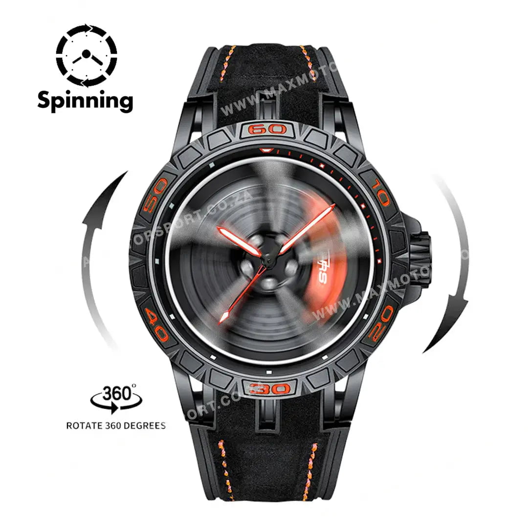 GUNMANSA Sports Car Rim Wheel Watch - Audi RS7 Spinning Face
