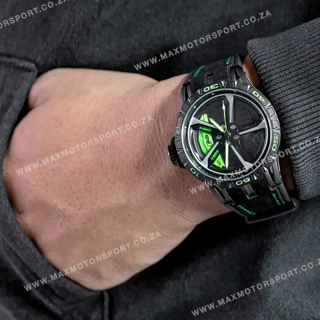 GUNMANSA Sports Car Rim Wheel Watch - Audi RS7 Spinning Face