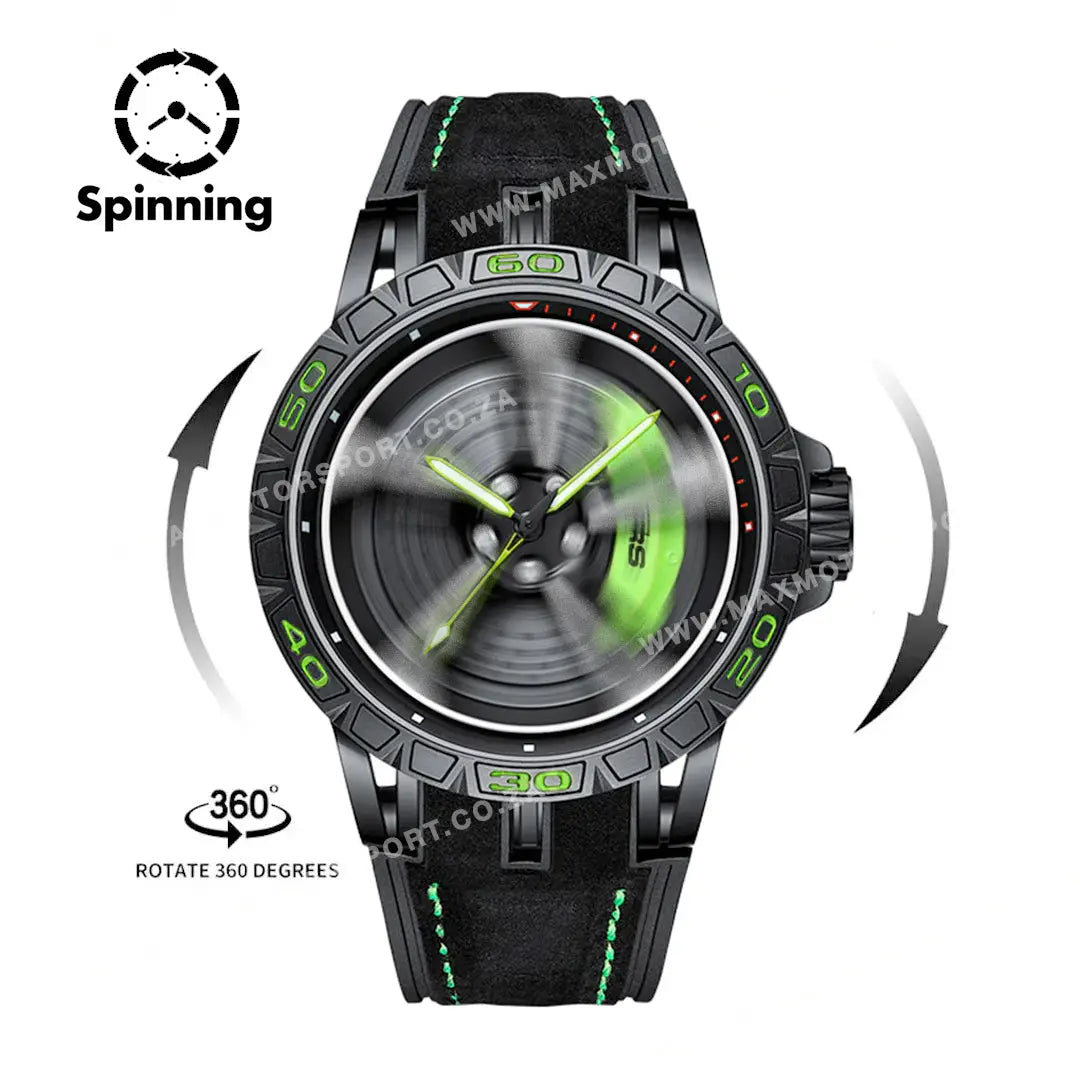 GUNMANSA Sports Car Rim Wheel Watch - Audi RS7 Spinning Face