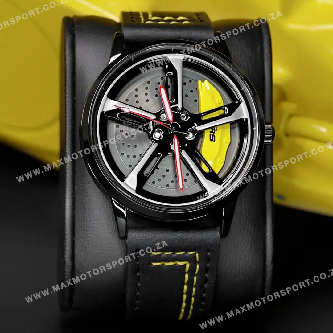GUNMANSA Sports Car Rim Wheel Watch - Audi RS7 Spinning Face