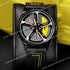 GUNMANSA Sports Car Rim Wheel Watch - Audi RS7 Spinning Face