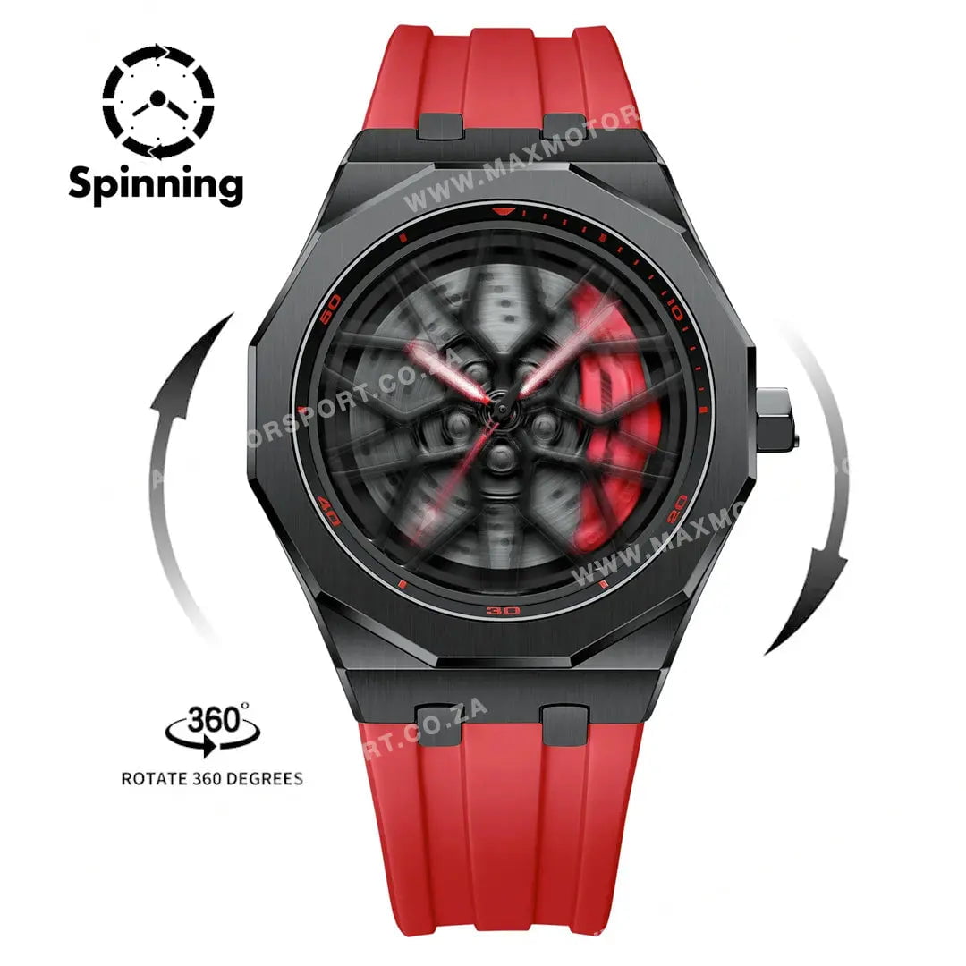 GUNMANSA Sports Car Rim Wheel Watch - Benz G55 Spinning Face