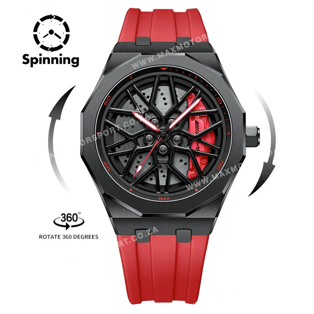 GUNMANSA Sports Car Rim Wheel Watch - Benz G55 Spinning Face