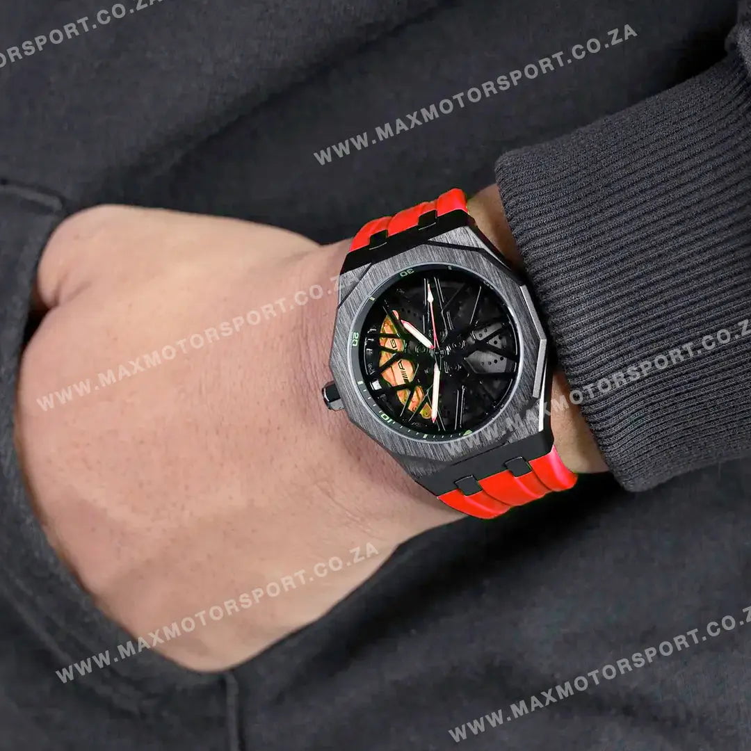 GUNMANSA Sports Car Rim Wheel Watch - Benz G55 Spinning Face