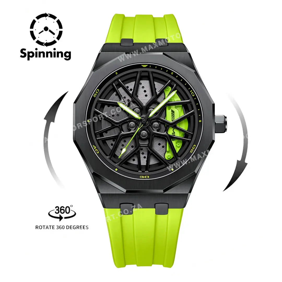 GUNMANSA Sports Car Rim Wheel Watch - Benz G55 Spinning Face
