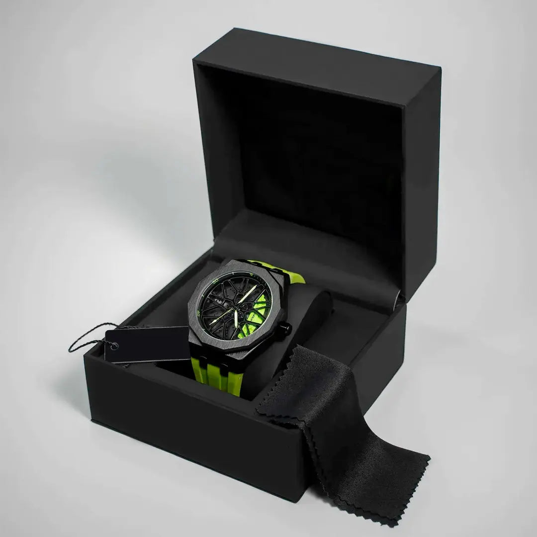 GUNMANSA Sports Car Rim Wheel Watch - Benz G55 Spinning Face