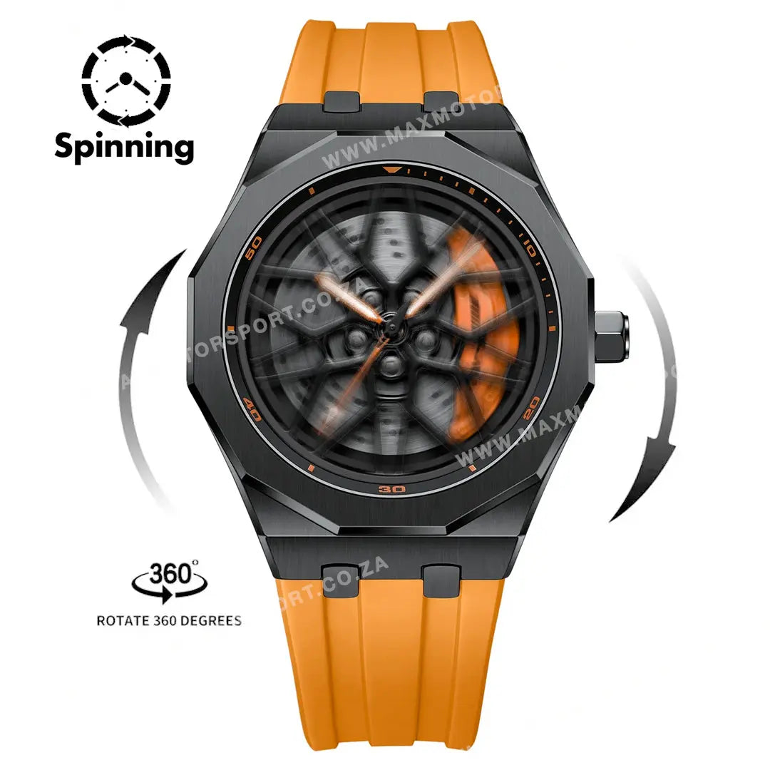GUNMANSA Sports Car Rim Wheel Watch - Benz G55 Spinning Face