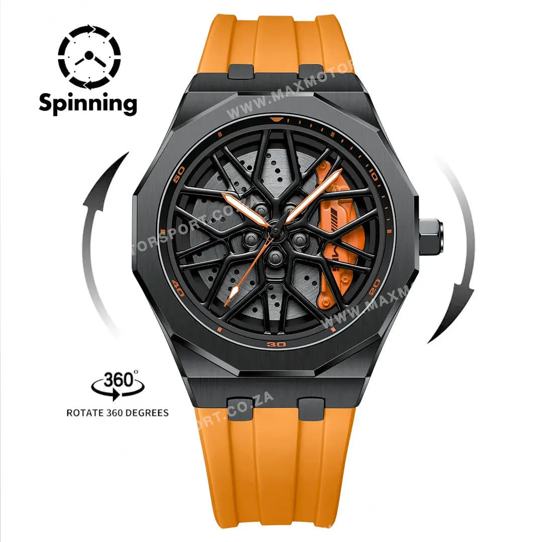 GUNMANSA Sports Car Rim Wheel Watch - Benz G55 Spinning Face