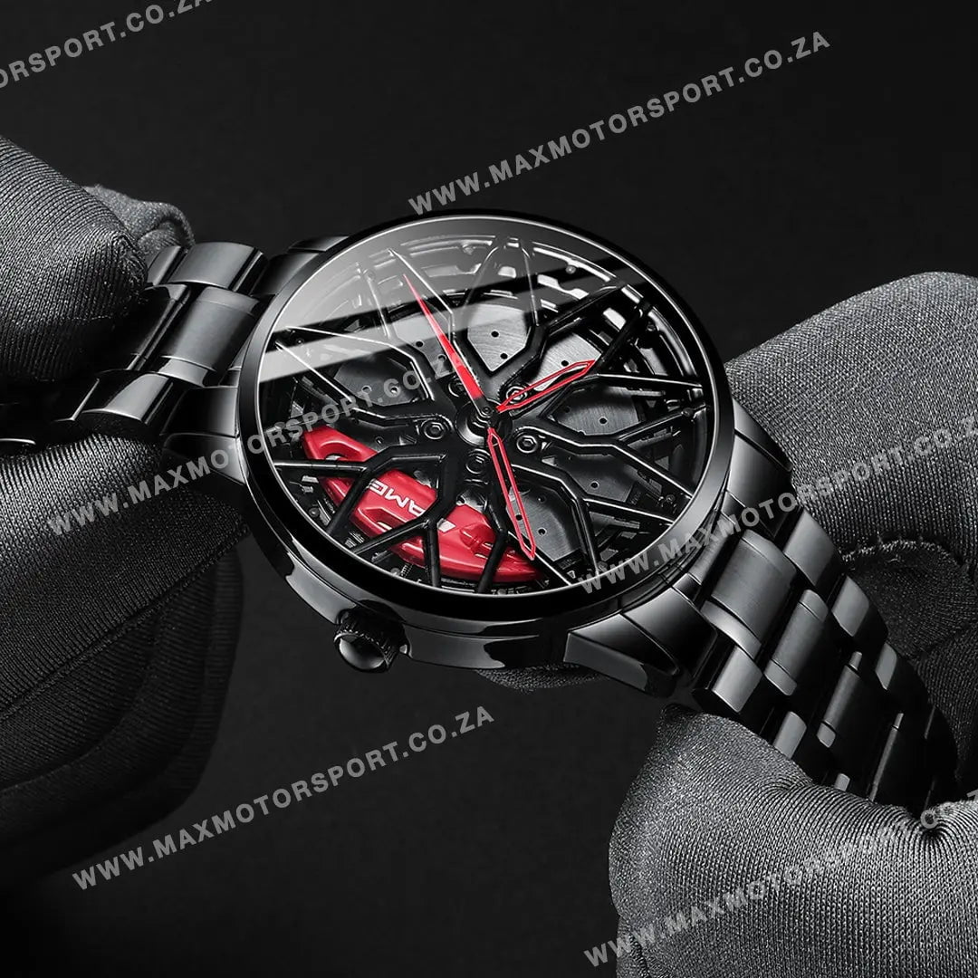GUNMANSA Sports Car Rim Wheel Watch - Benz G63 Spinning Face