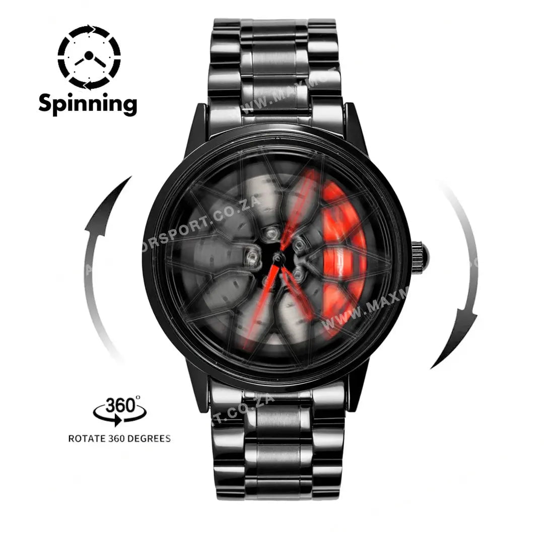 GUNMANSA Sports Car Rim Wheel Watch - Benz G63 Spinning Face