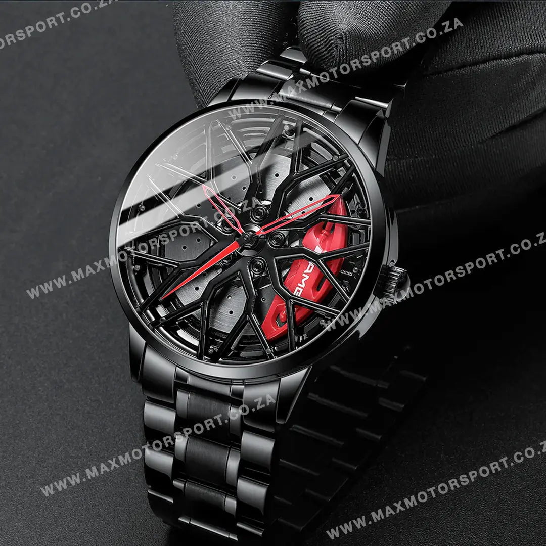 GUNMANSA Sports Car Rim Wheel Watch - Benz G63 Spinning Face
