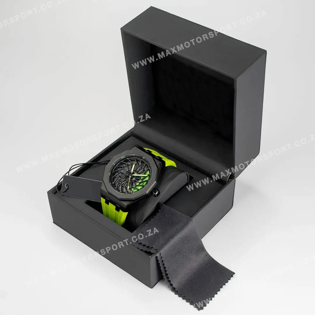 GUNMANSA Sports Car Rim Wheel Watch - BM i8 Spinning Face