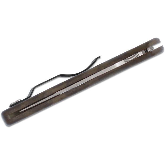 GUNMANSA Spyderco C11ZFPGR Delica 4 Knife - Zome Green Handle