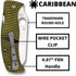 GUNMANSA SPYDERCO CARIBBEAN G10 Knife LC/200N SER SHEEPFOOT - C217GSSF