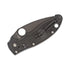 GUNMANSA Spyderco Manix 2 LTW Plain Edge Black