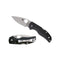 GUNMANSA Spyderco Native 5 Folding Knife - Fluted Carbon Fibre