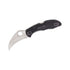 GUNMANSA Spyderco tasman salt 2 plain edge black - c106pbk2