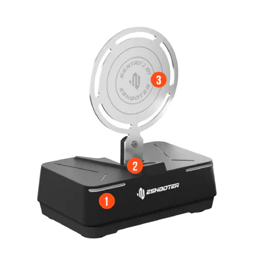 GUNMANSA SRC-ES Electronic Training Target Sentry 2 BT - V505 Black Combo