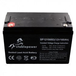 GUNMANSA Stable Power Battery 12VDC 100Ah Deep Cycle Part No: BA10-5