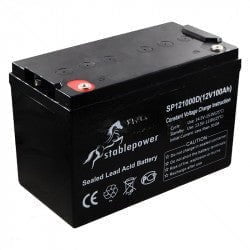 GUNMANSA Stable Power Battery 12VDC 100Ah Deep Cycle Part No: BA10-5