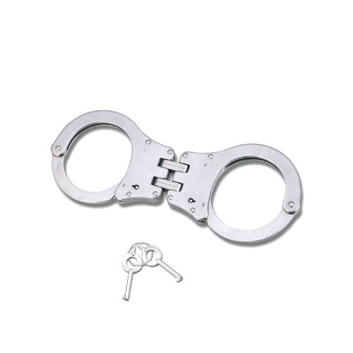 GUNMANSA Stainless Steel Handcuffs - Hinged - 0212
