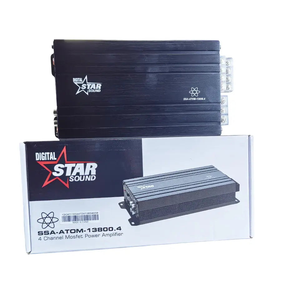 GUNMANSA Star Sound Atom Series Micro 4-Channel Amplifier (13800W)