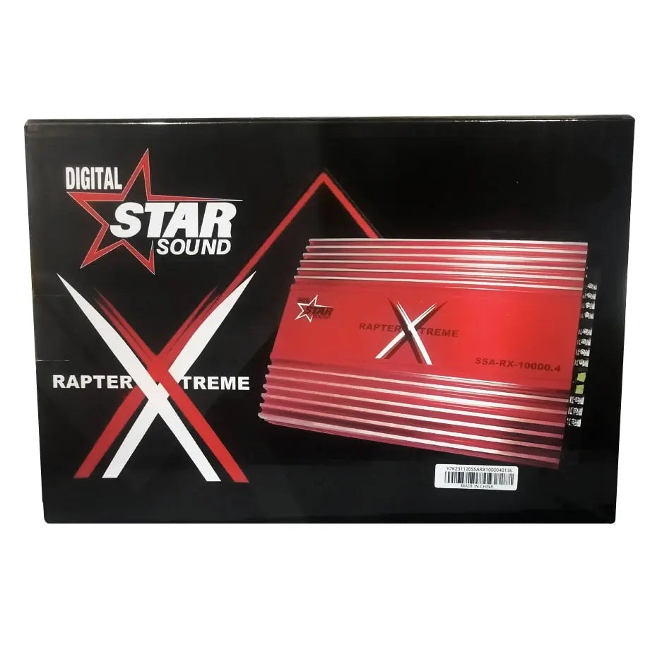 GUNMANSA Star Sound SSA-RX-10000.4 Rapter Xtreme 4-Channel Amplifier (10000W)