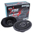 GUNMANSA Star Sound SSD-6930 Digital Series 6x9 3-Way Coaxial Speakers - 100W RMS