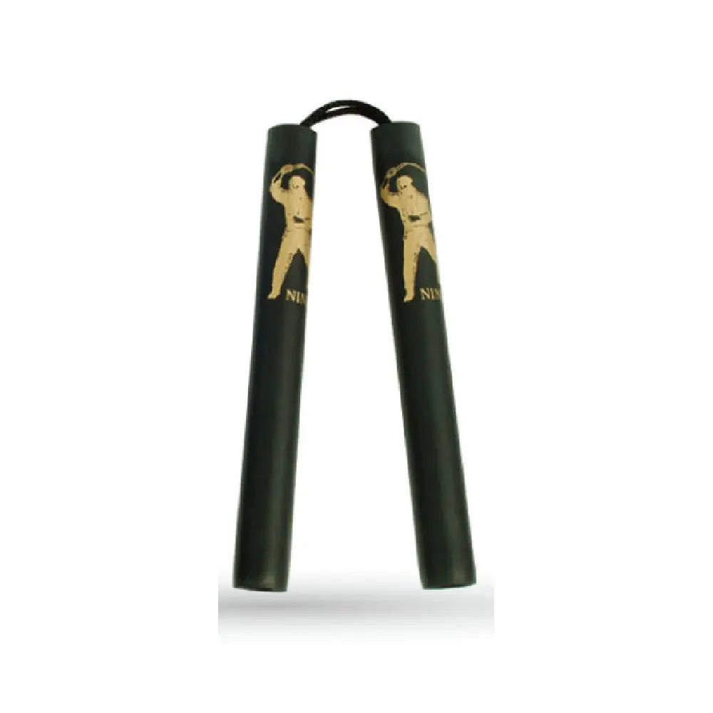 GUNMANSA String Foam Chaku w/Ninja Black 12" - E121N