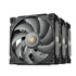 GUNMANSA Sudokoo MACH120 3IN1, 120mm High-Performance Fans, 4-pin Cable, PWM, Hybrid Hydraulic Bearing, FOC, 3 pack, Glass Fiber, 30mm thick, Liquid Crystal Polymer