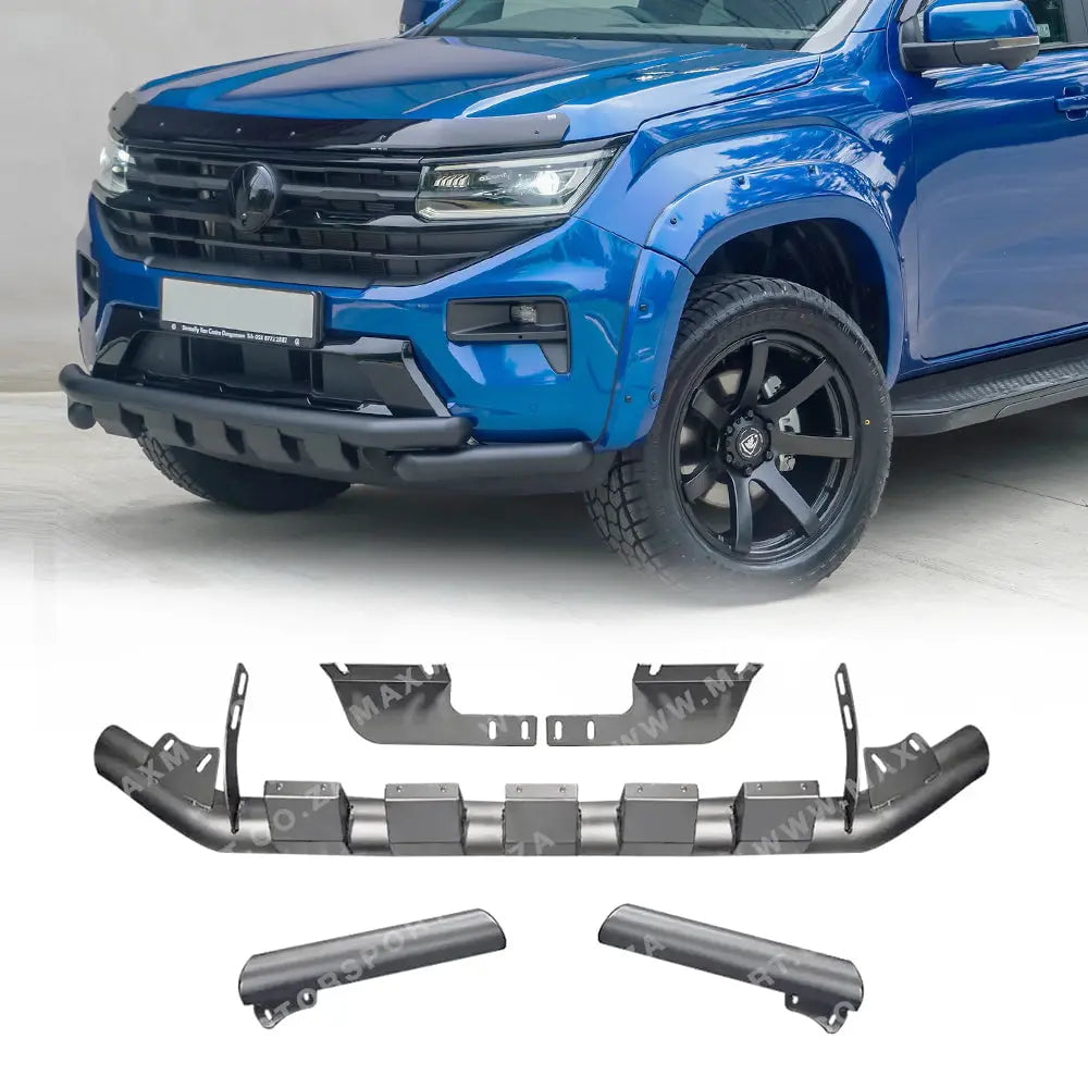 GUNMANSA Suitable To Fit - Amarok (22-On) Matte Black Lower Nudge Bar
