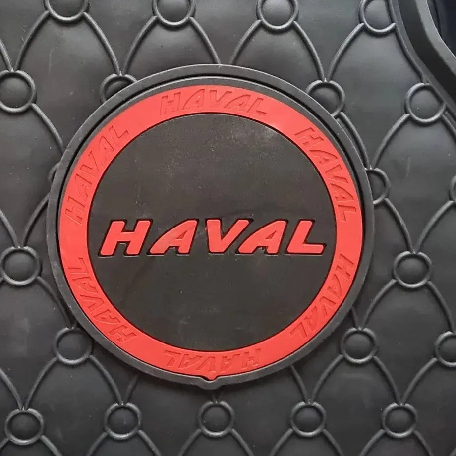 GUNMANSA Suitable To Fit - Haval 5-Piece Rubber Car Mats (Red)