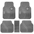 GUNMANSA Suitable To Fit - Jeep 5-Piece Rubber Car Mats (Grey)