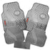 GUNMANSA Suitable To Fit - Kia 5-Piece Rubber Car Mats (White)