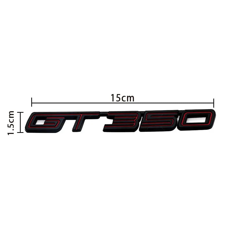 GUNMANSA Suitable To Fit - Mustang GT350 Fender Emblem Badge
